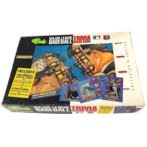 VINTAGE CLASSIC MAJOR LEAGUE BASEBALL 1991 COLLECTOR'S EDITION TRIVIA BOARD GAME - Picture 14 of 16